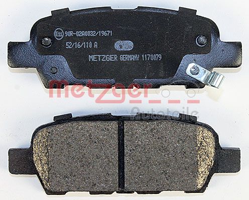 METZGER 1170079 GREENPARTS Bremsbelagsatz, Scheibenbremse
